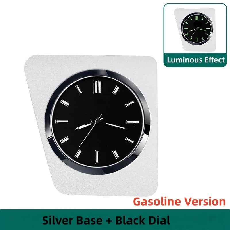 Car Dashboard Stick-On Luminous Digital Clocks Auto Vehicle Air Outlet Mini Watches For Toyota RV4 WILDLANDER 2024-2025