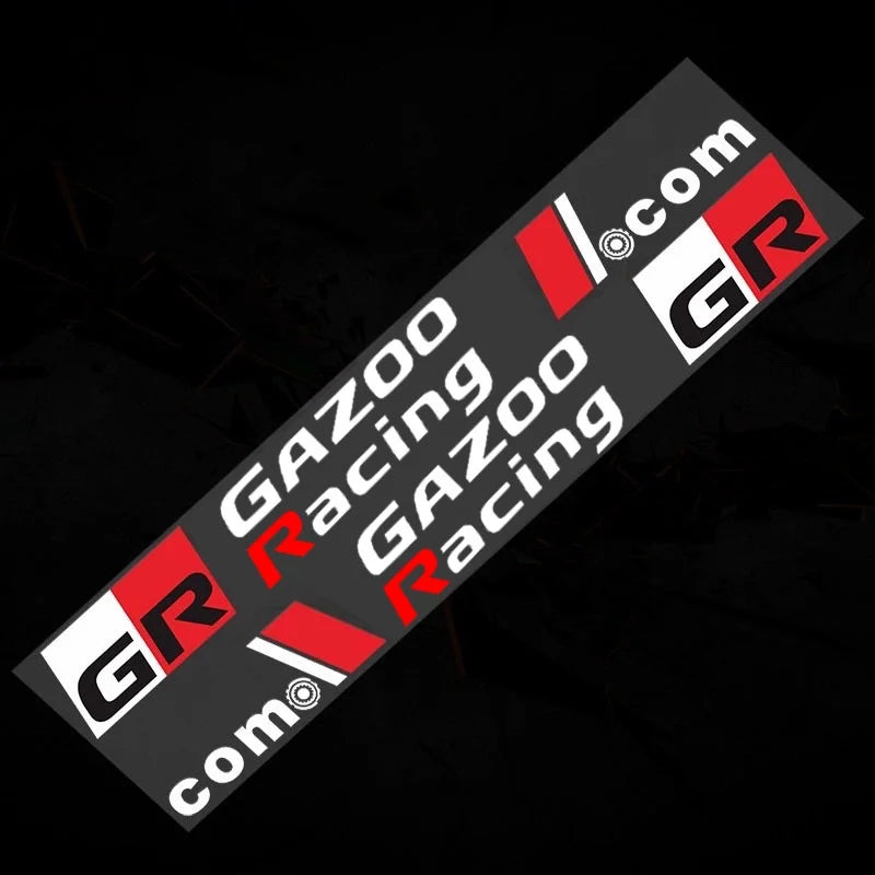 2pcs Car Door Body Sticker Car Side Door Vinyl Decal Stickers For Toyota GR Sport GR GAZOO RACING CHR Corolla Hilux Prad Yaris