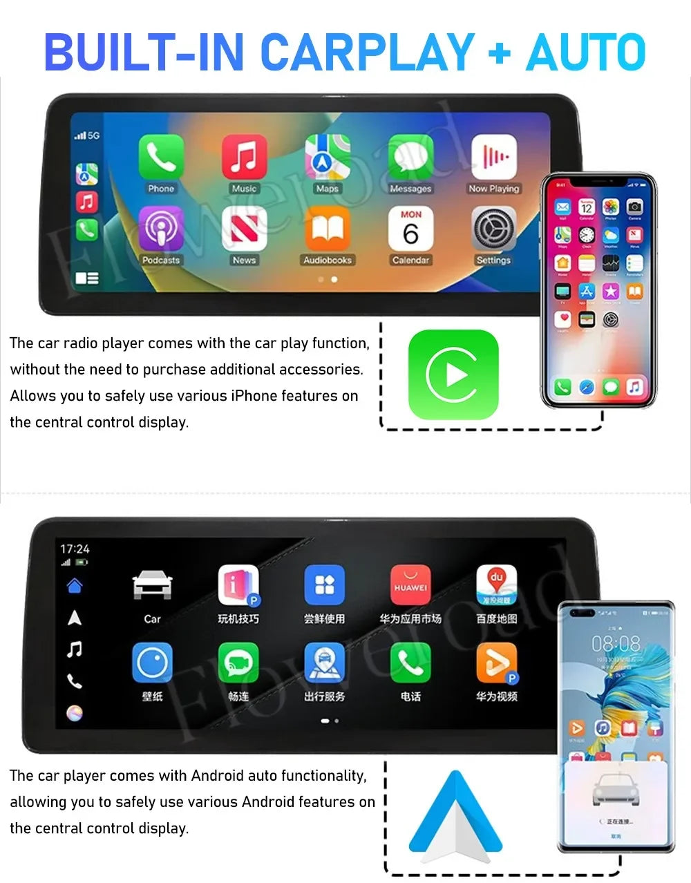 12.3 Inch Android 15 For GMC Yukon Chevrolet Tahoe Silverado 2007 - 2013 Car Radio Multimedia Player GPS Head Unit Auto StereoBT