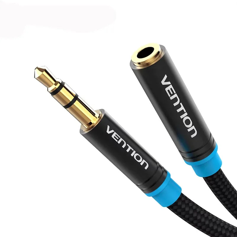Vention Aux Cable Headphone Extension Cable 3.5mm Jack Male to Female For Computer Audio Cable 3.5mm Headphone Extender Cord 3m