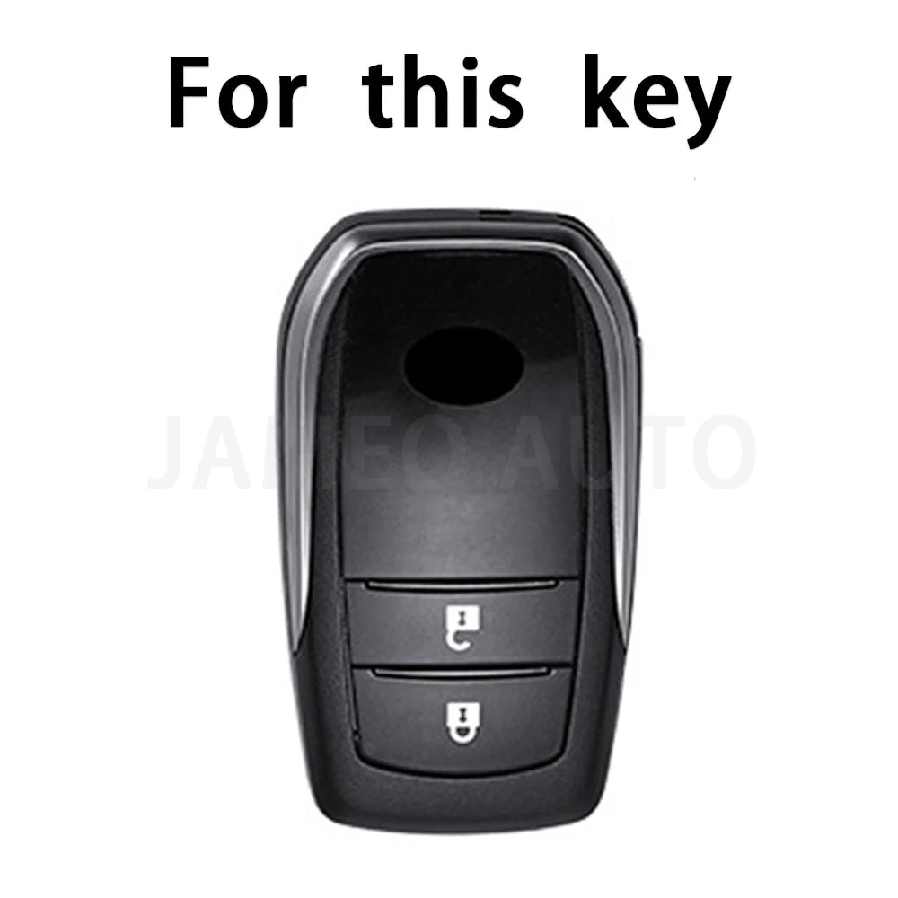 Anti-Scratch TPU Car Key Case For Toyota Yaris Cross Hilux Innova Fortuner Camry Land Cruiser 200 300 Prado Crown TLK 200 Cover