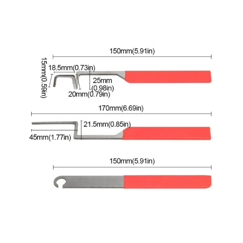 Compact Casement Windows Unlocking Tool Non-slip Convenient Lock Picking Set Professional Stainless Steel Door Open Keys