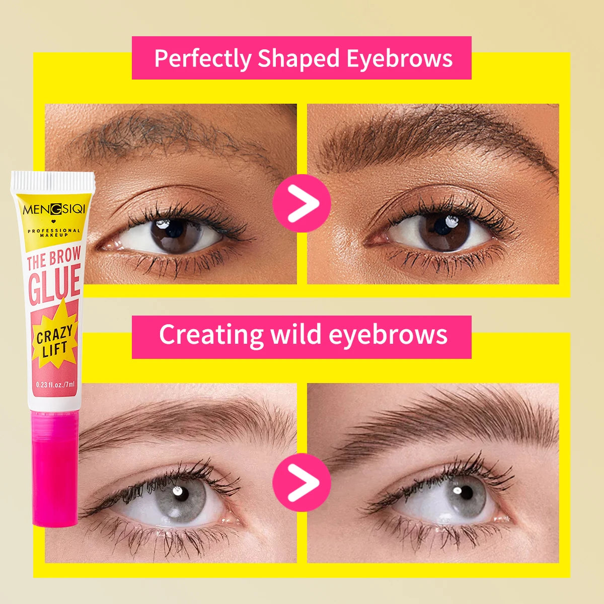 Eyebrow Styling Gel 3D Feathery Wild Brow Wax Waterproof Long Lasting Easy To Wear Shaping Eyebrows Makeup Sculpt Soap Cosmetics