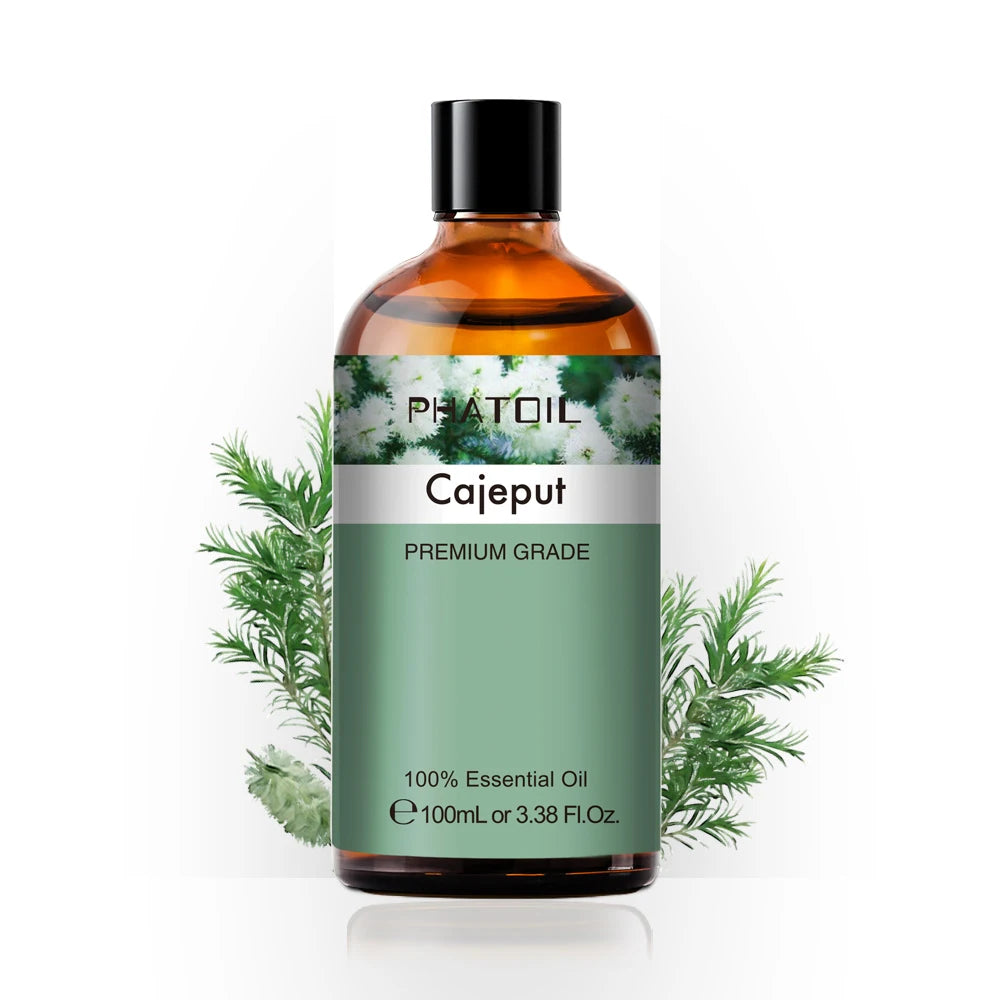 100ml Pure Essential Oil for Diffusers — Aromatherapy (Lavender, Rose, Peppermint & More)
