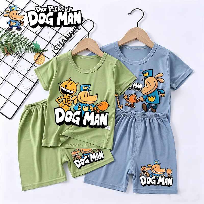 Stretchy Dog Loungewear Pajama Suit - Summer Homewear