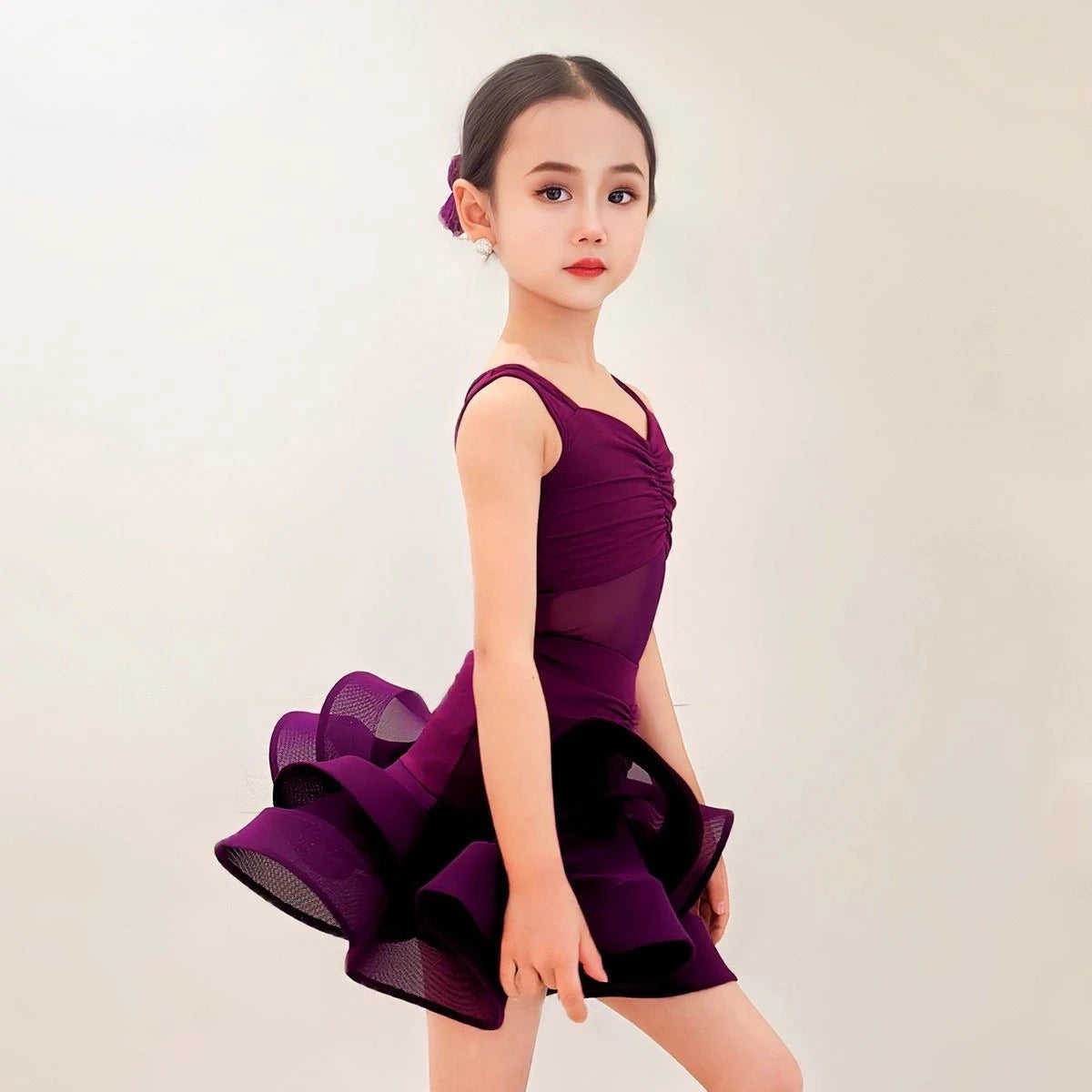 Girls professional Latin dance dress