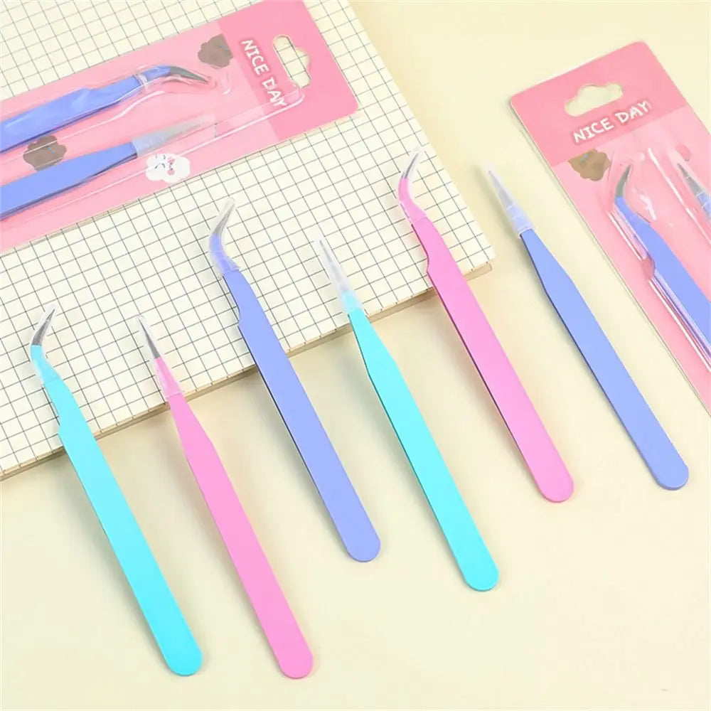 Back To School Macaroon Color Tweezers Sticker Tool DIY Decroative Sticker Tweezers Multi-Tool Practical Scrapbook