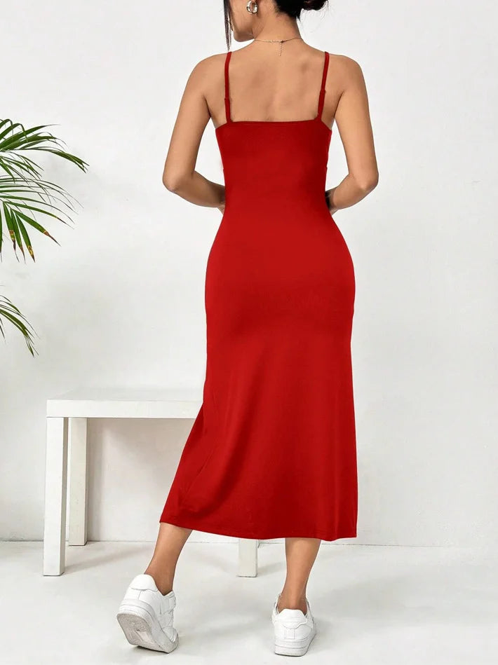 Slit Cami Dress: Your Daily Essential