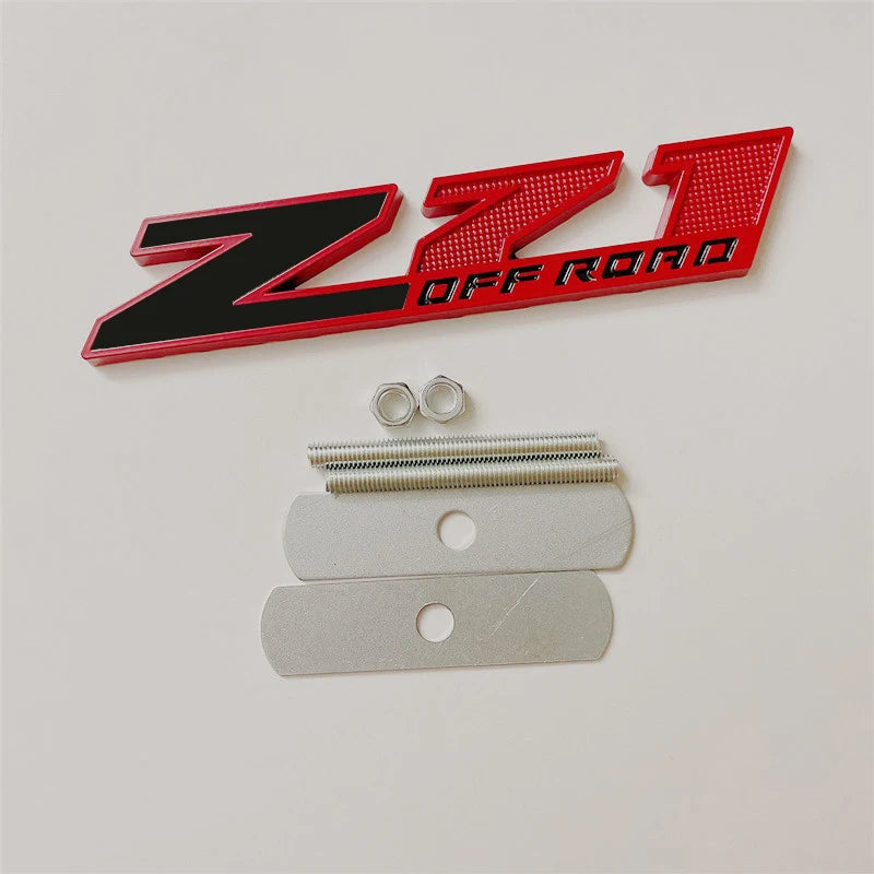3d Metal Logo Z71 Emblem Car Front Grille Badge Sticker For Chevrolet Tahoe Colorado Cheyenne Chevy Silverado Z71 Accessories