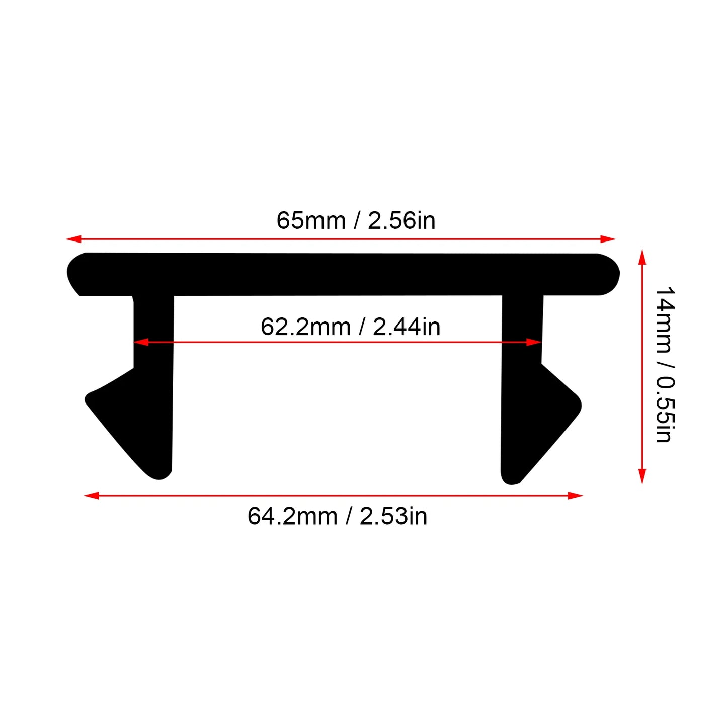 4PCS 65MM 2.6 Inch Wheel Center Caps Anti Falling Fastening 62.2mm ID Universal Hub Center Cover Car Wheel Hub Center Cap new