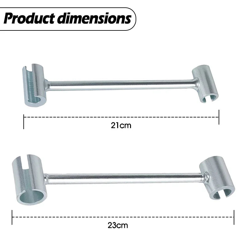 Double Head Door Hinge Repair Spanner Hinge Gaps Repair Hand Tools Labor-Saving Wrenches For Home Spanners for Round Bolt