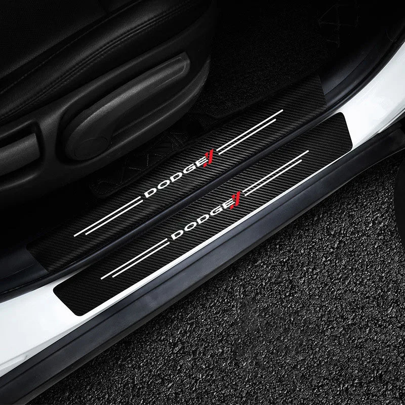 Carbon Fiber Trunk/Bumper Protector Sticker - Dodge RAM, Charger, Challenger