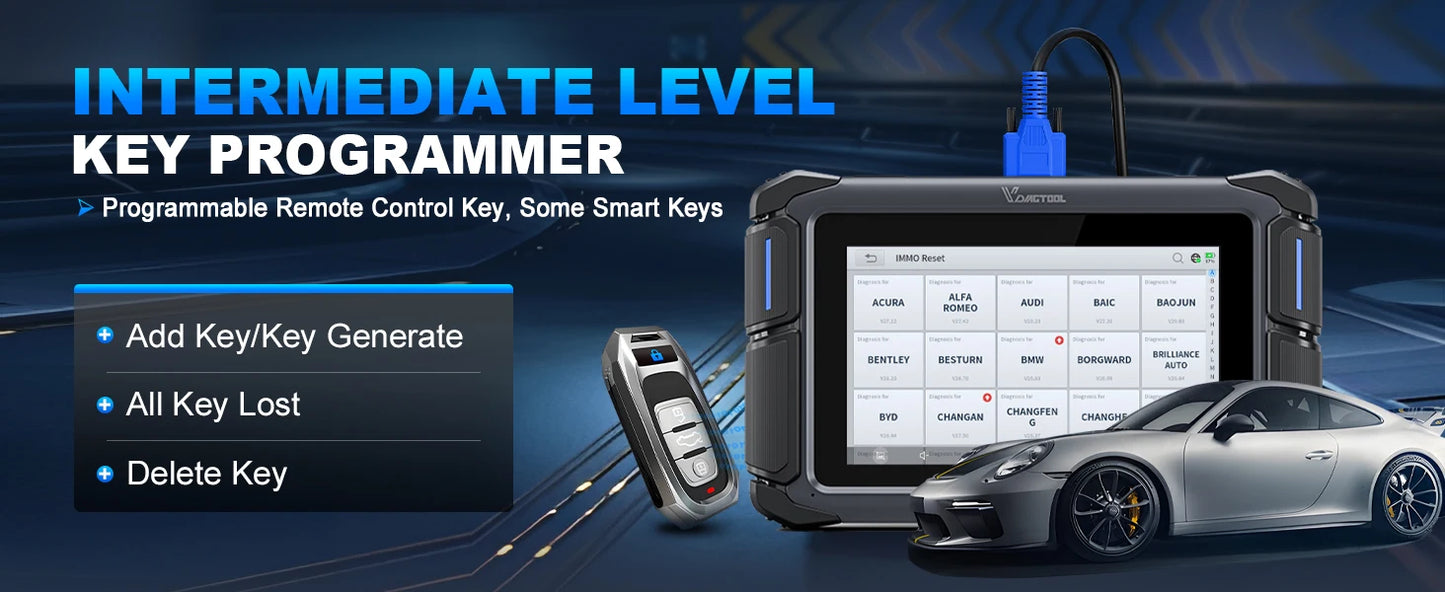 Lifetime Free Update VDIAGTOOL VD70Lite Automotive Scanner AII Systems Car Diagnostic 31 Reset FCA Bidirectional OBD2 Scanner