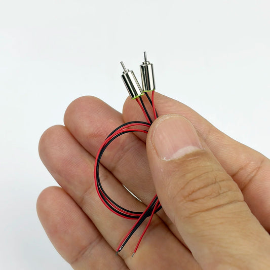 2pcs Tiny 4mm*8mm 0408 Coreless Motor 1.5V-4.2V 3.7V High Speed Micro Mini Motor Lightweight Engine DIY Drone Helicopter Parts