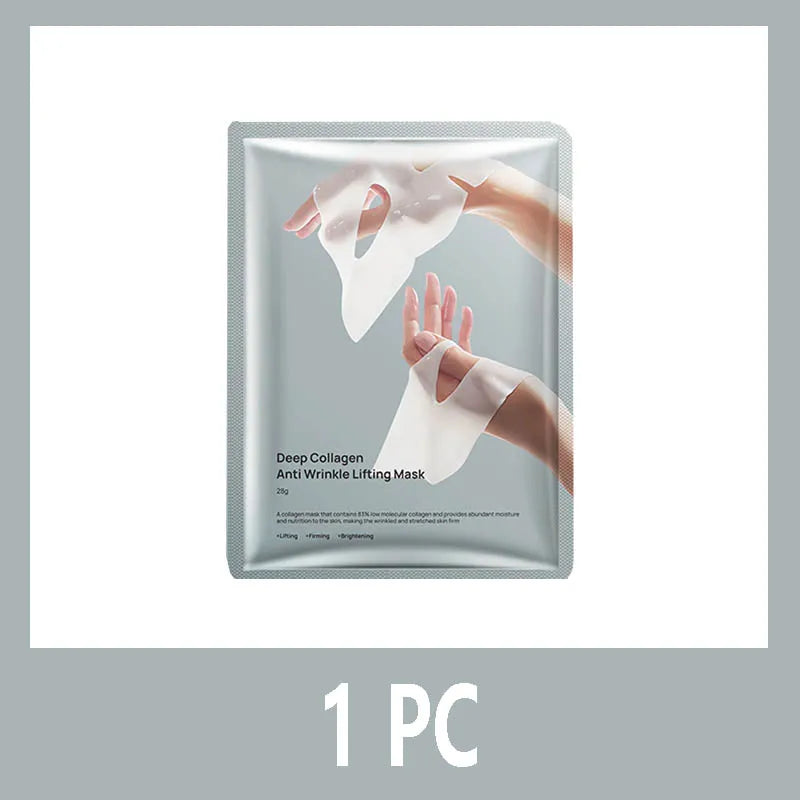 Deep Collagen Anti Wrinkle Lifting Mask Collagen Face Mask Overnight, Deep Collagen Mask for Lifting Firming Moisturizing. women