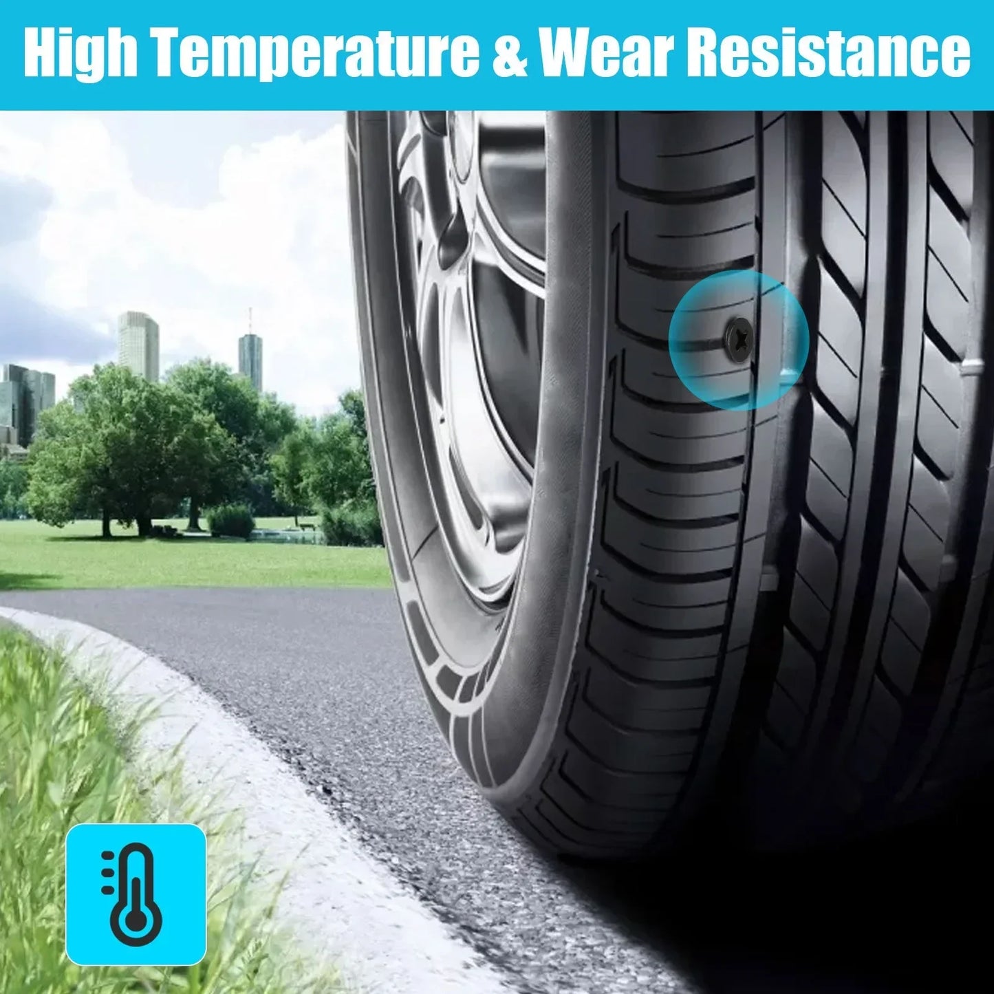 61x Car Tubeless Vacuum Tyre Puncture Repair Kit With Screwdriver & Convenient Storage Box Screw Nails Tire Patch Plug Fix Tools