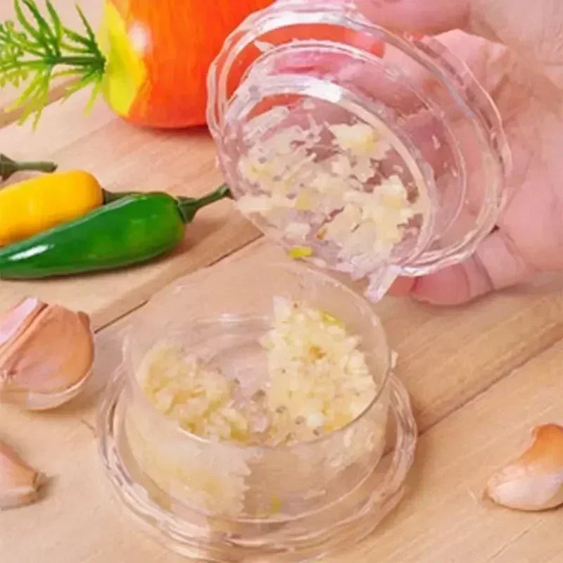 Manual Garlic Crusher - Handheld Press for Garlic and Ginger - photo 3