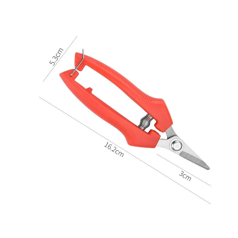 Pruning Shears Grape Scissors Garden Tool Vegetable Patch Bonsai Professional  Stainless Steel Fruit Picking With Lock New