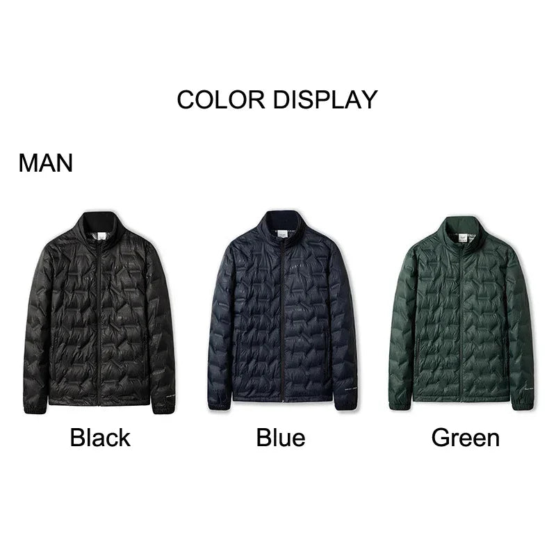 Men's Hooded Outdoor Puffer Jacket - Warm Hiking and Camping Coat - photo 4