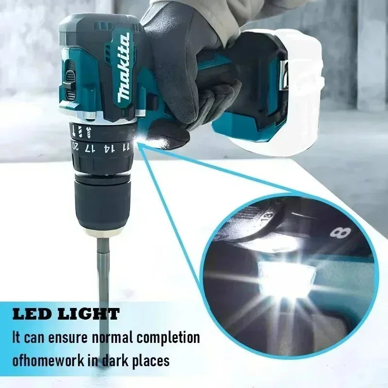 Makita DDF487 18V Brushless Cordless Drill Driver – Rechargeable Power Tool (Tool Only)