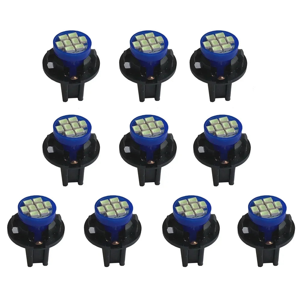 T10 W5W LED Dashboard & Gauge Cluster Bulbs (10-Pack)