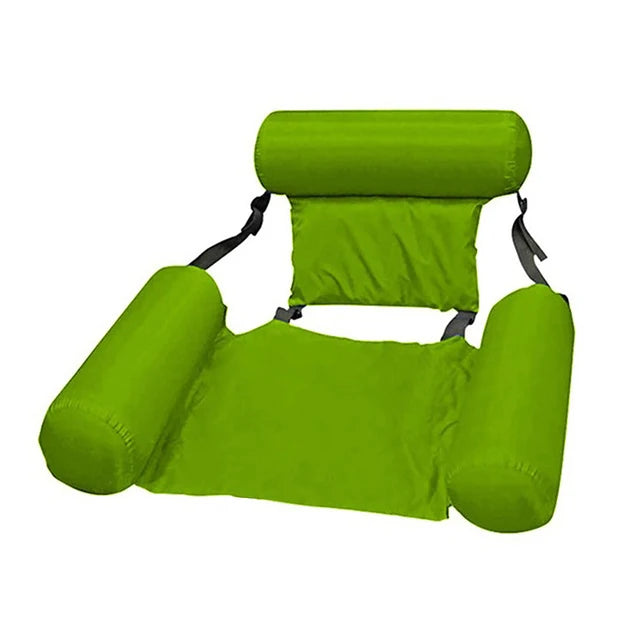 Inflatable Floating Water Hammock — Pool Lounge Float for Summer