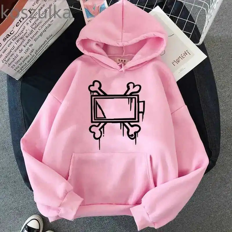 Graphic Print Fleece Hoodie - Unisex Casual Hooded Sweatshirt - photo 2