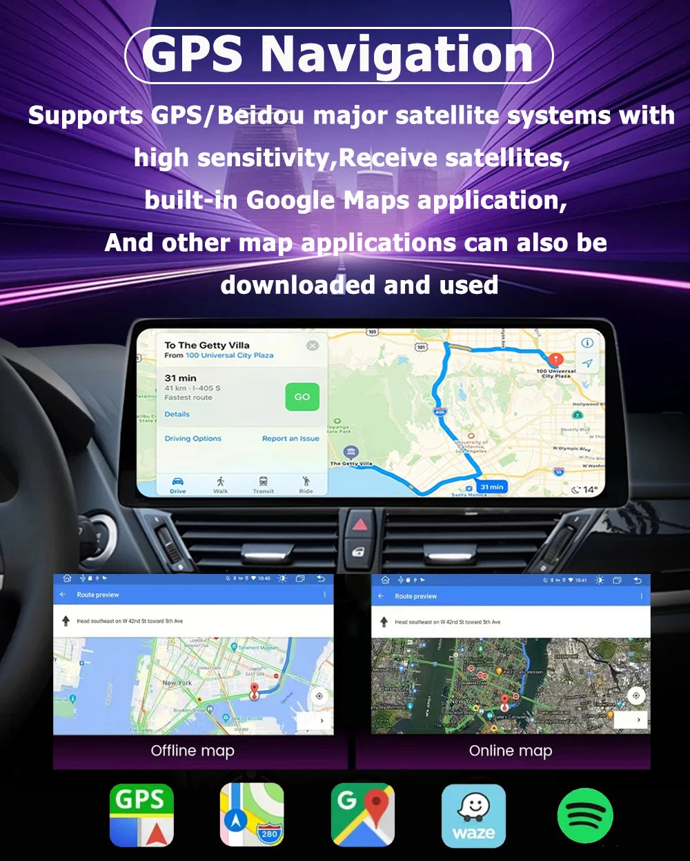12.3" QLED Android Screen for BMW 6 Series F06 F12 (2010–2018) — CarPlay, Android Auto, GPS, DSP