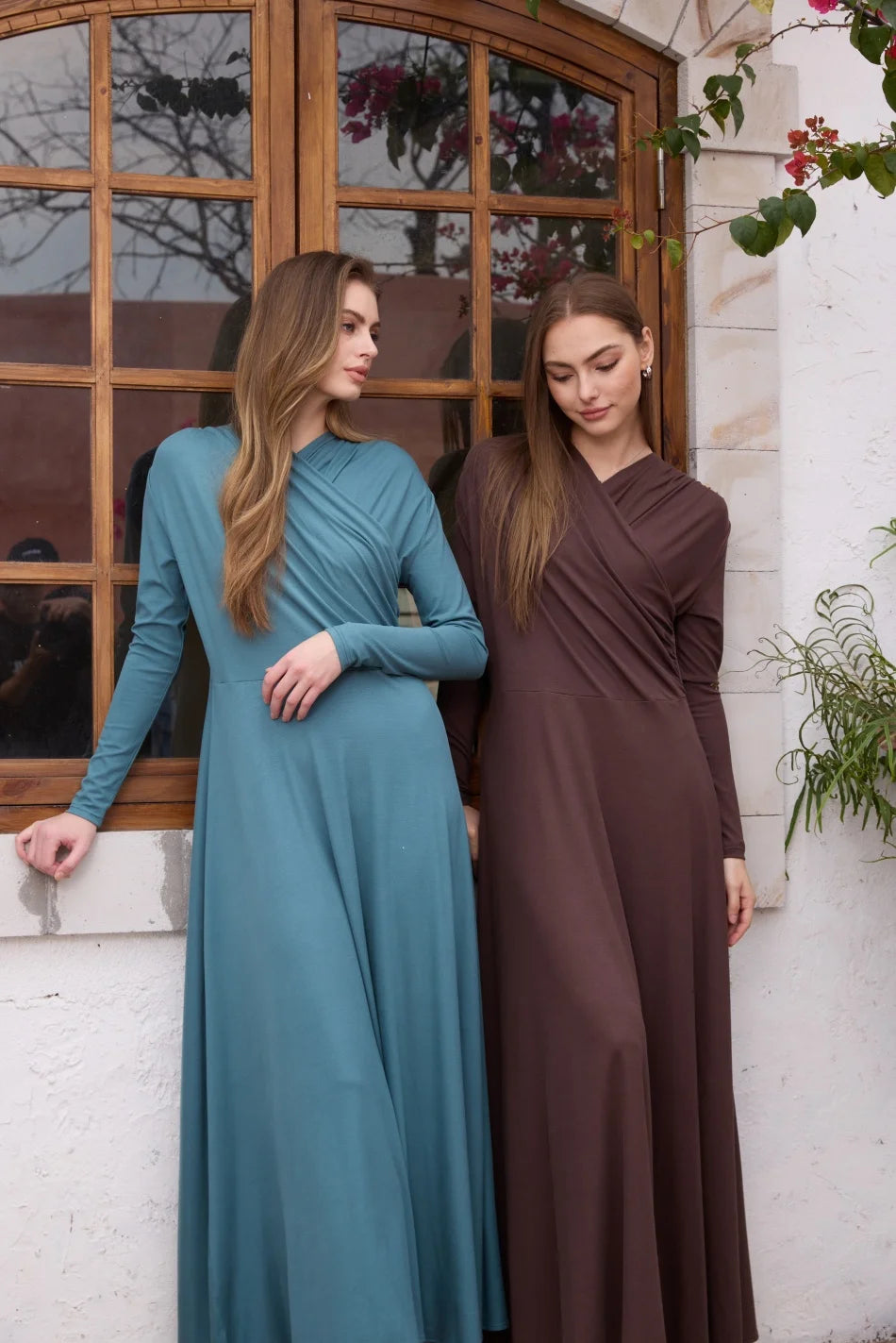 Flowy Wrap Maxi Dress — Lightweight Flattering Summer Dress