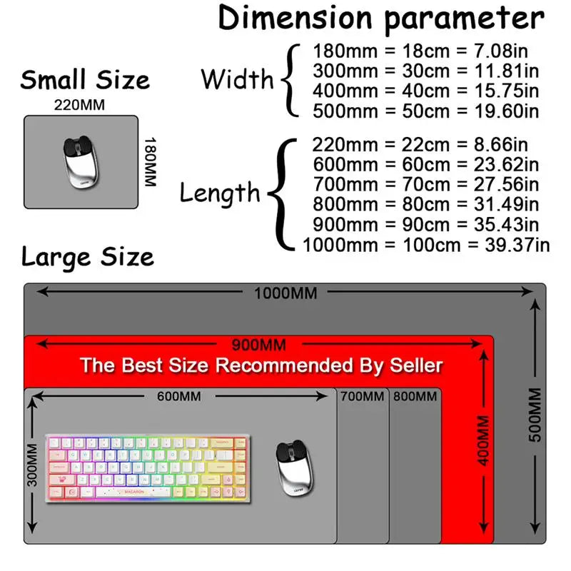 Windows and Excel keyboard shortcuts mouse pad, 900X400 large Table mausepad with seamed anti-slip base Office computer desk mat