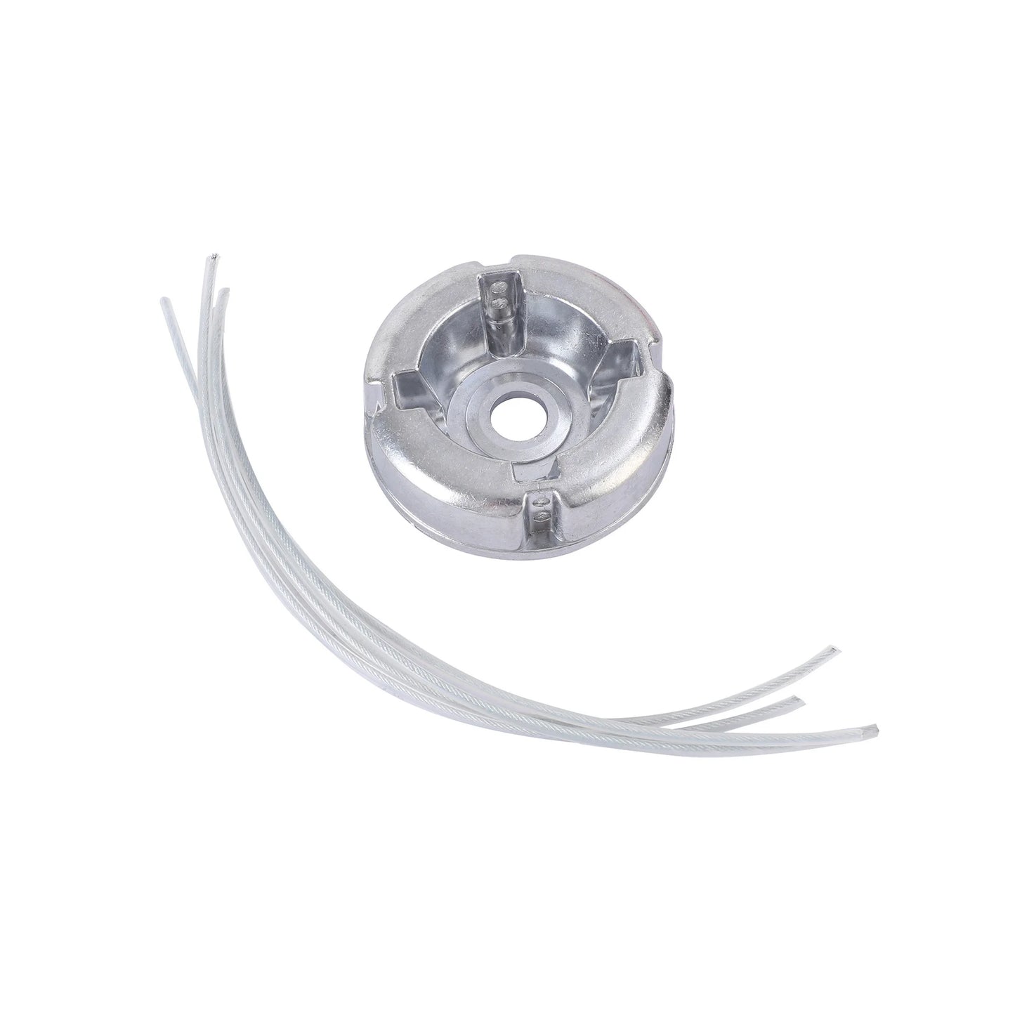 Lawn Mower Replacement Parts 1pc Universal Aluminum Alloy Lawn Mower Head with Nylon Steel Lawn Mowing Line.