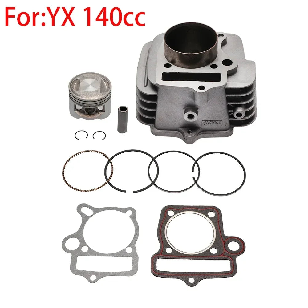 OPGT YX 140CC Complete Engine Cylinder Kit with 56mm Piston Gasket For YINXIANG YX140 1P56FMJ PIT PRO M2R LMX WPB Pit Dirt Bike