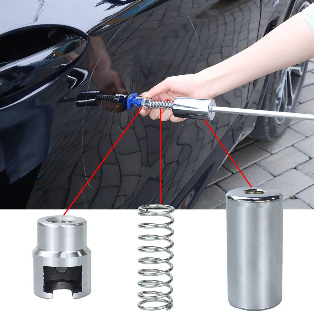 Paintless Dent Removal Kit – 27 & 43-Piece PDR Tool Set with Suction Cup & Slide Hammer | Fix Car Dents & Hail Damage at Home