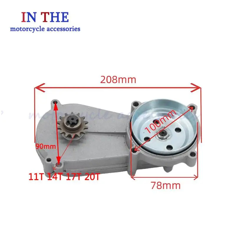 Motorcycle T8F 11/14/17/20T Teeth Transmission Reduction Gear Box For 47cc49cc Mini Motor Pocket Bike 2 Stroke Engine Parts Liya