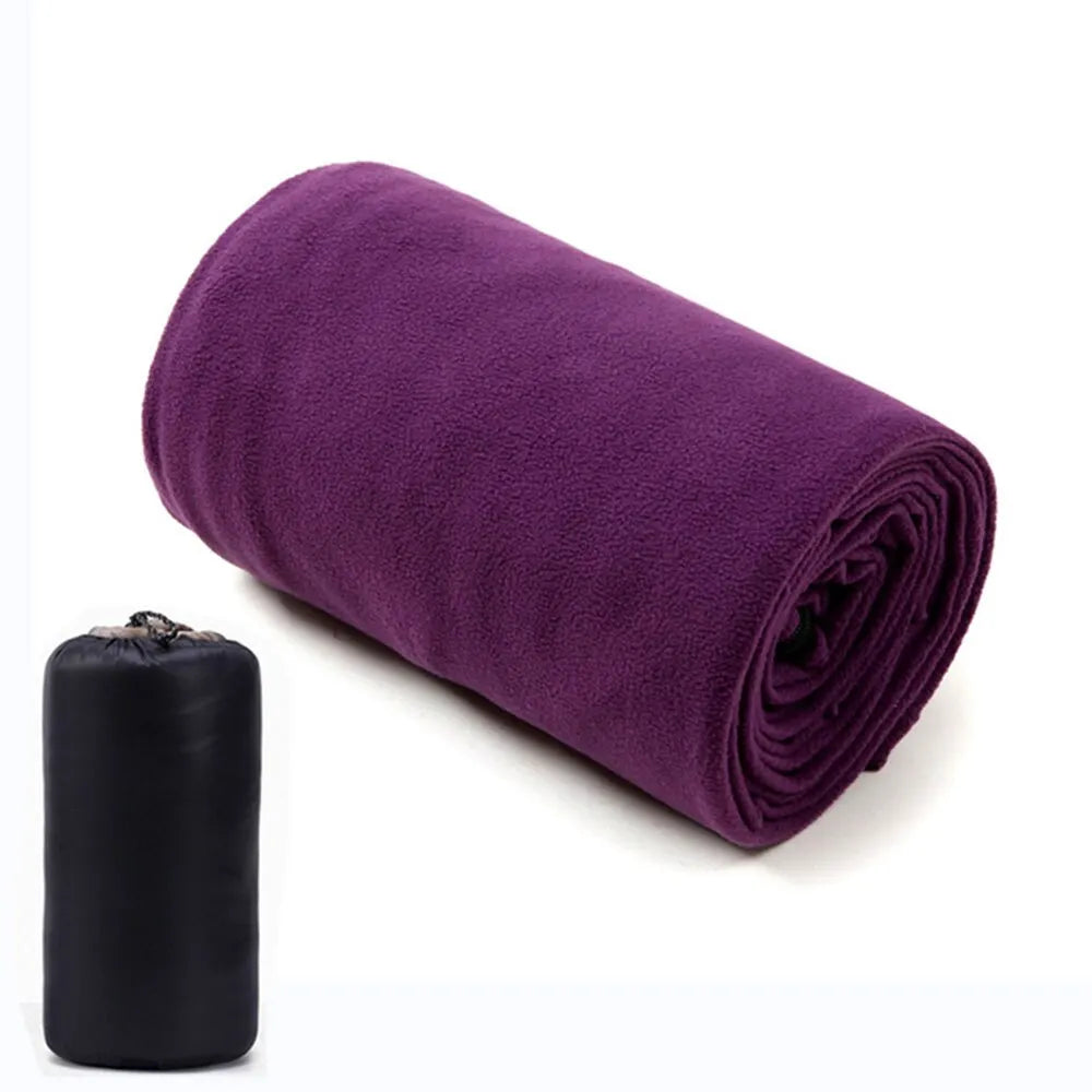 Polar Fleece Sleeping Bag Liner - Lightweight Travel and Camping Blanket - photo 12