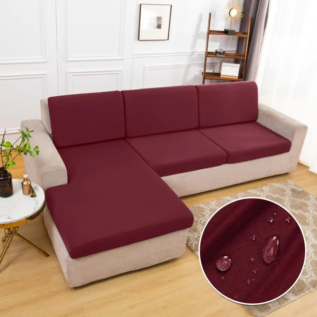 100% Waterproof Sofa Cushion Cover Elastic Protector Sofa Covers Pets Kids For Home Cheap Sofas Slipcover Case With Random