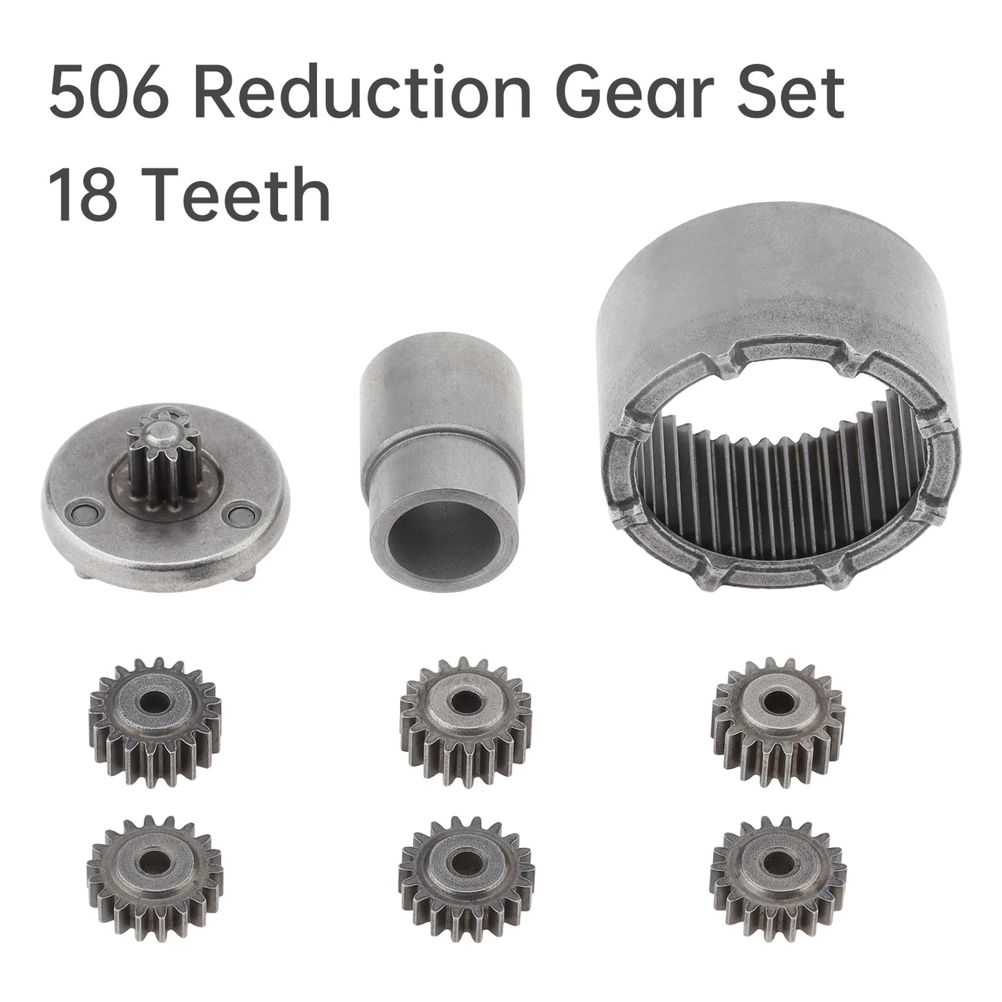 Motor Gears 18 Teeth Charging Drill 506 Single Speed Gear Set Planetary Gear Set Reduction Gear Accessories