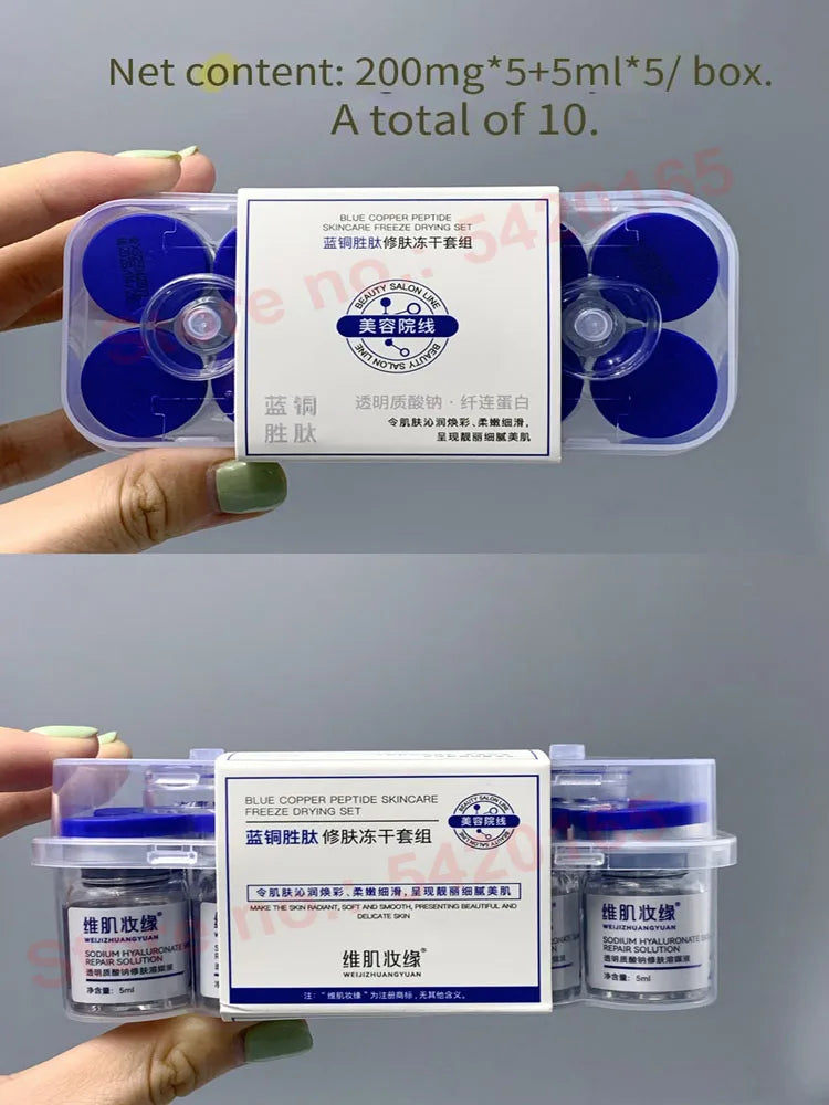 GHK-Cu Copper Peptide Powder Set — Anti-Aging Skin Repair