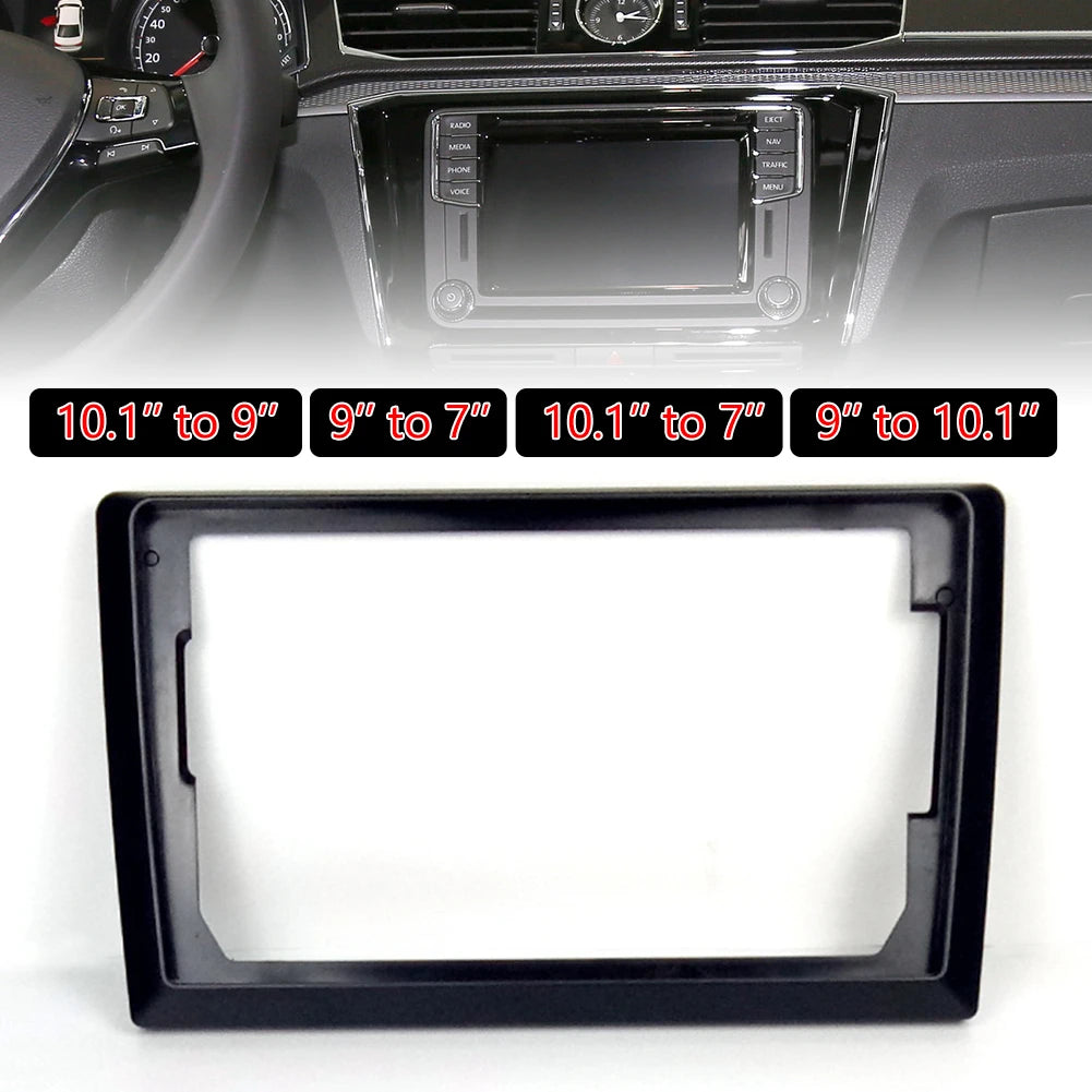2 Din 9 Inch 10 Inch to 7 Inch Car Center Console Radio Frame Suitable for Car Models DVD Radio Facia Dashboard Android System