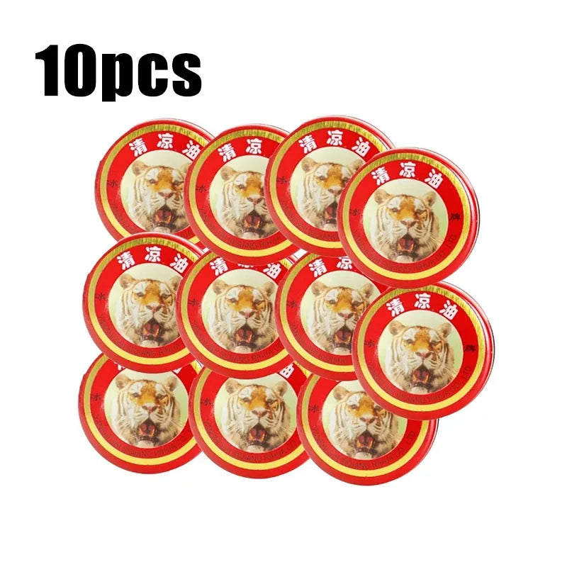 10/30/50/80PCS Tiger Essential Tigre Balm Plaster Tiger Essential Oils Mosquito Elimination Headache Cold Dizziness Solid Air