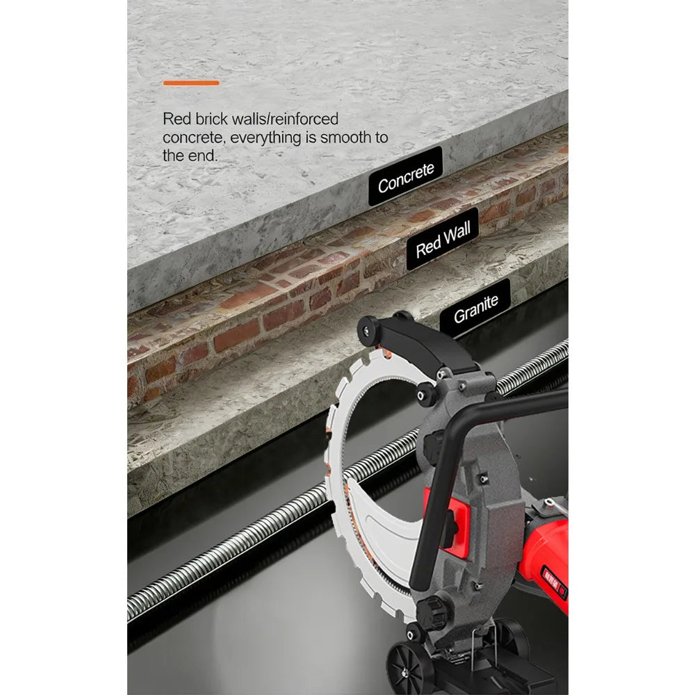 Concrete Ring Saw 300/400/500mm — Electric Wall Cutter for Reinforced Concrete