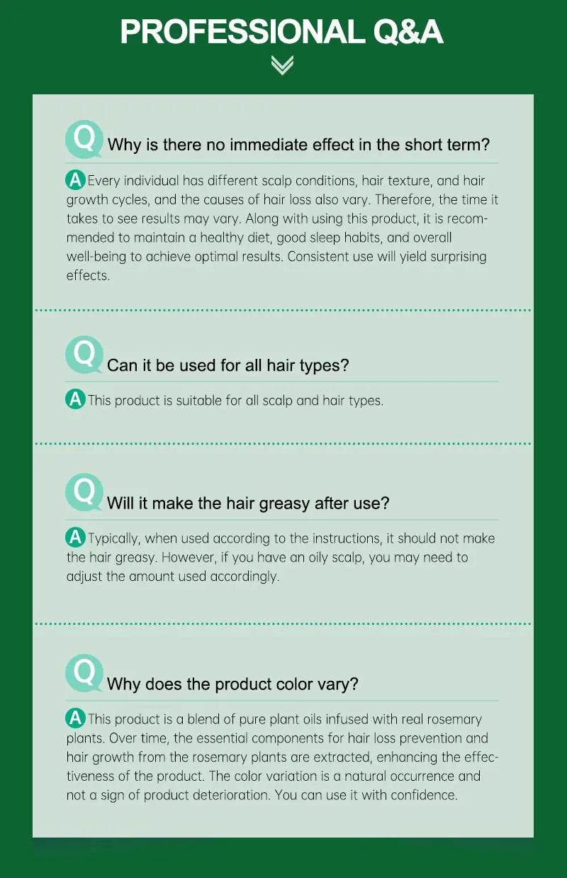 PURC Rosemary & Ginger Hair Growth Oil Treatment – Anti-Frizz, Anti-Dandruff (50ml)
