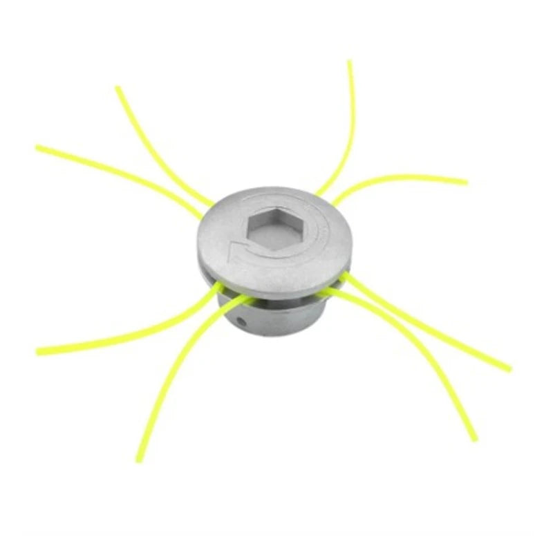 Universal Aluminum Trimmer Head with 4 Trimmer Lines – For Brush Cutter & Grass Trimmer
