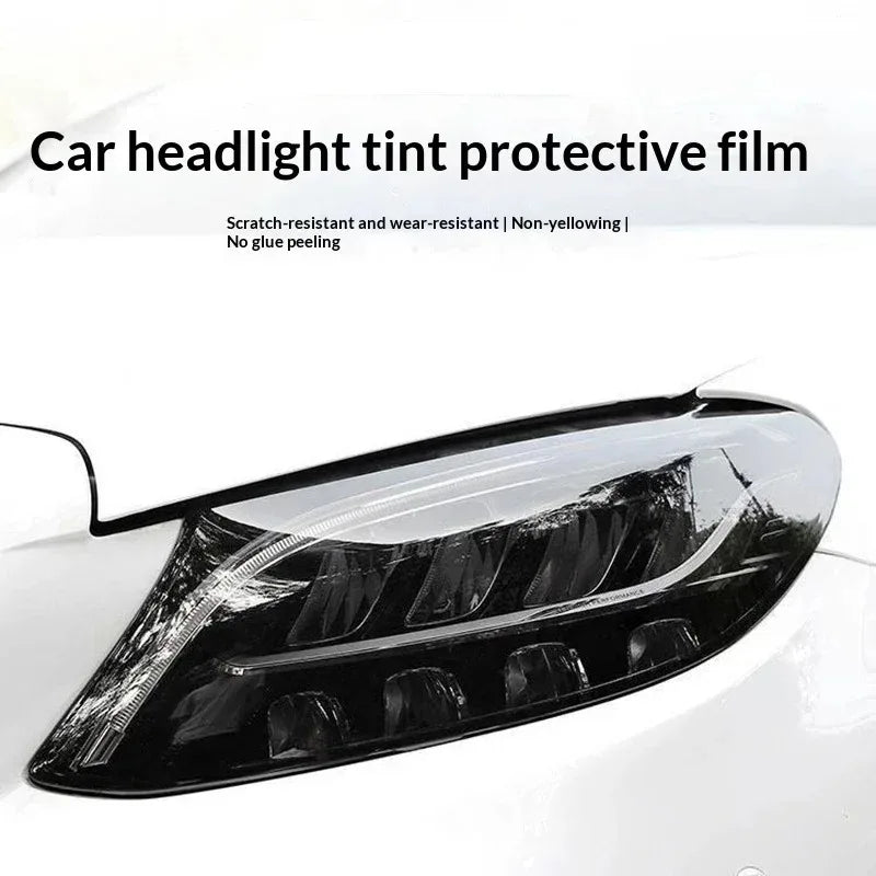 Transparent Light Black Smoke PVC Film Tint 30 X200cm Headlight Taillight Wrap Cover Film Foil Sticker Armored Film for Cars