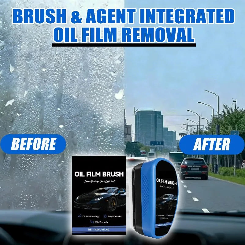 Multipurpose Car Glass Oil Film Cleaner – Fast & Simple, No Residue.