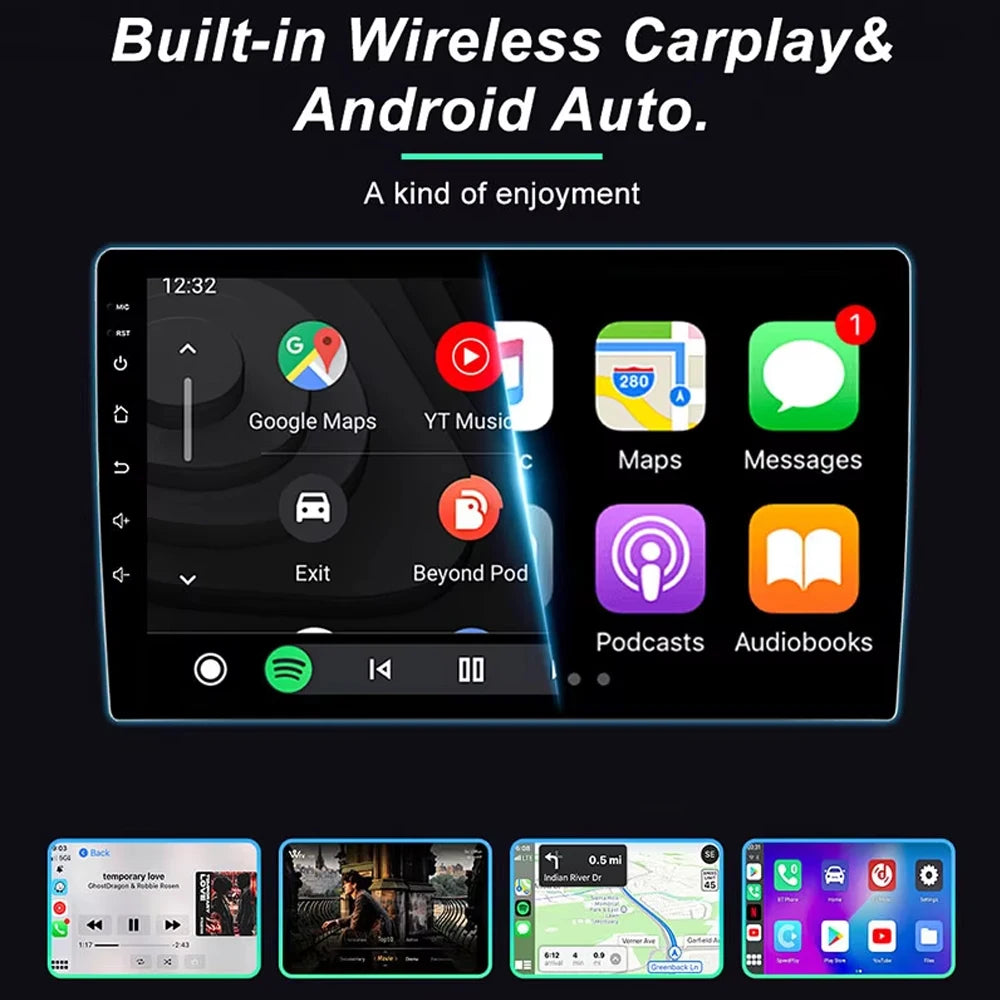 Android 15 Carplay Auto Car Radio For Suzuki Jimny 3 2005-2016 2017 2018 2019 Multimedia Player GPS Stereo DSP WiFi+4G Head Unit