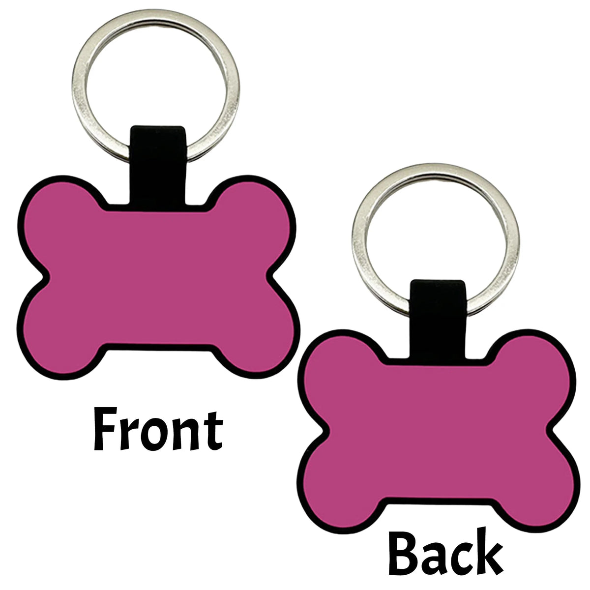 Silicone Bone Pet ID Tag - Double-Sided Engraved, Anti-Lost – photo 9