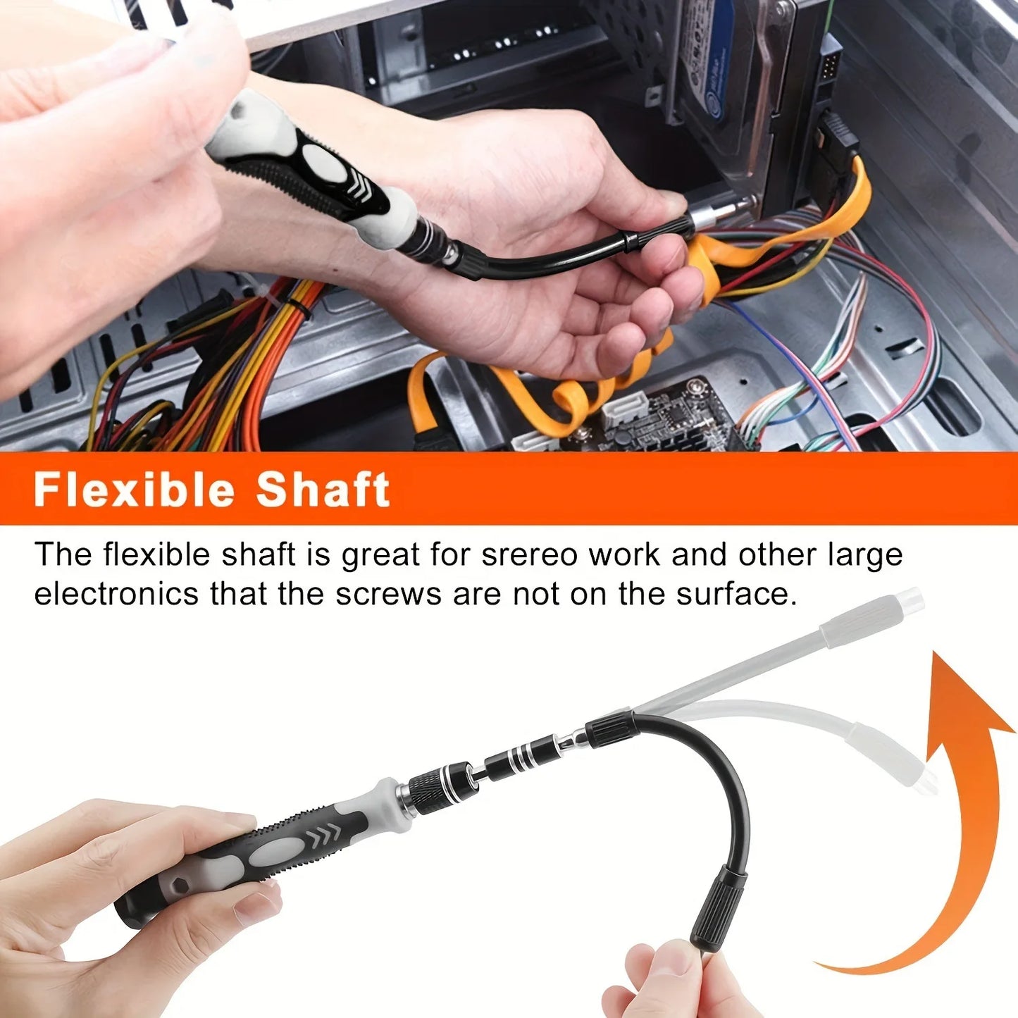 115-in-1 Precision Screwdriver Set — 98 Magnetic Bits for Phone, Laptop and Electronics Repair