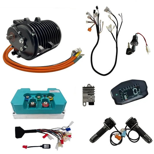 QS138 70H V3 3000W High Torque Mid-Train Internal Gear With Fardrive Controller ND72680 For E-Vehicle Electric Motorcycle