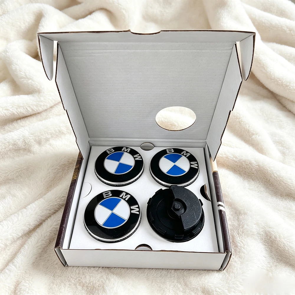 BMW Floating Wheel Center Caps - 4Pcs Set 56mm/68mm